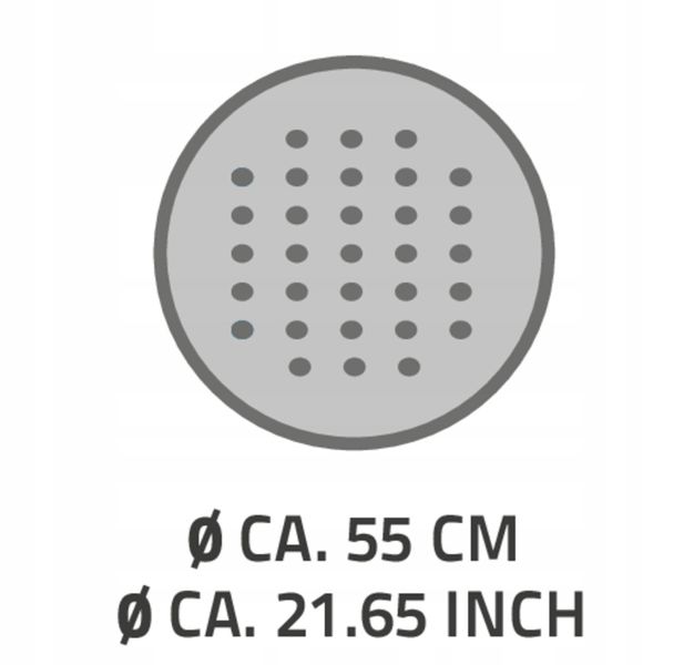 RIDDER Tecno antypoślizgowa mata pod prysznic średnica 55 cm zdjęcie 3