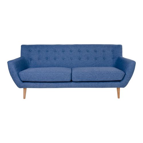 Niebieska sofa trzyosobowa Monte na Arena.pl