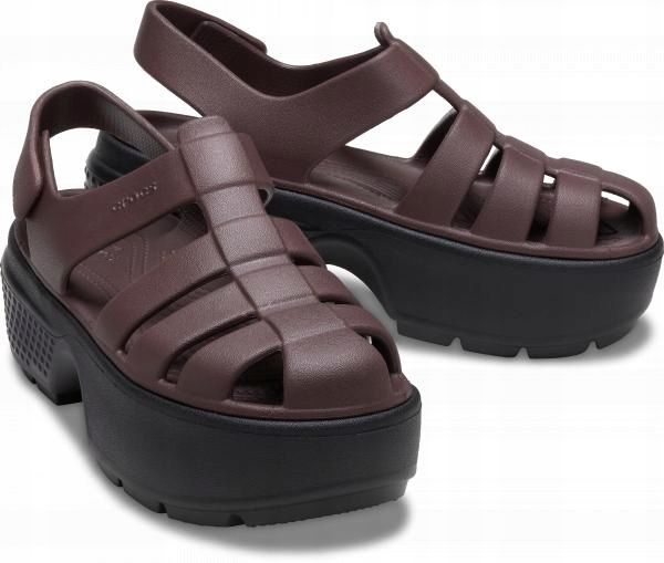 Damskie Sandały Platforma Crocs Stomp Fisherman 209938 Sandal 38-39 zdjęcie 1