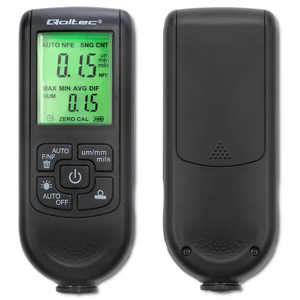 Qoltec Miernik grubości lakieru z wyświetlaczem LCD 0 ~ 2000um zdjęcie 11