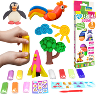 Plastelina Ciastolina Masa Plastyczna Zestaw Kreatywny Lovin 9 Kol Lovin