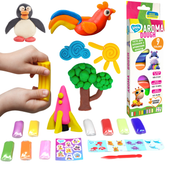 Plastelina Ciastolina Masa Plastyczna Zestaw Kreatywny Lovin 9 Kol Lovin