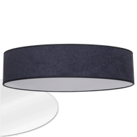 Plafon lampa sufitowa abażur klosz natynkowy oprawa antracyt 50 cm