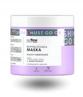 Rewitalizująca maska do włosów farbowanych z adaptogenami so!flow 400 ml