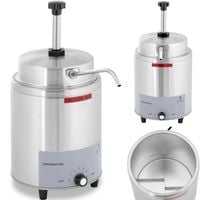 podgrzewacz do sosów elektryczny z dyspenserem pompką 3.3 l 550 w