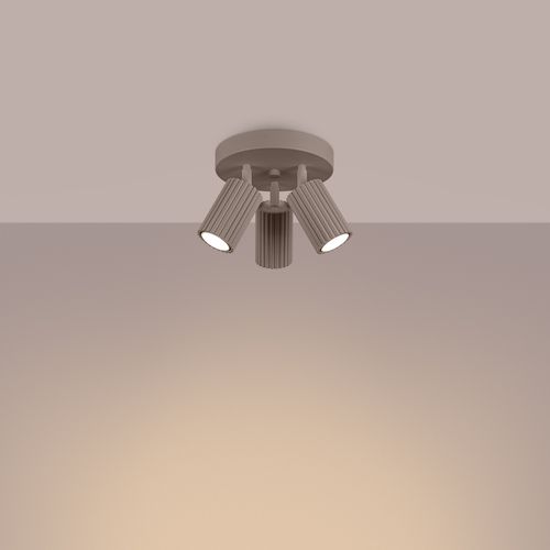 Plafon KARBON 3P taupe na Arena.pl