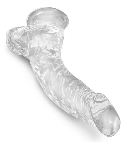 pipedream king cock clear 19 cm - przezroczysty model z przyssawką na Arena.pl