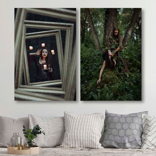 Deco Panel, Duchy lasu abstrakcja 70x100 na Arena.pl