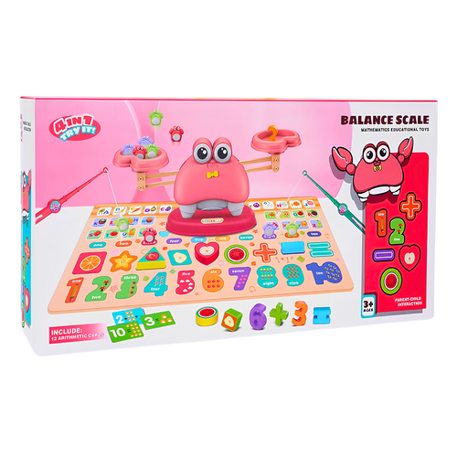 Waga Szalkowa Z Tablicą Krab Wędkowanie Klocki Matematyka Po Angielsku 4w1 na Arena.pl