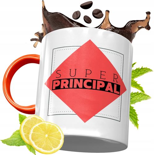 Kubek Pomarańczowy Dla Dyrektora Prezent Z Nadrukiem Ze Zdjęciem na Arena.pl