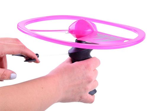 ZABAWKOWY LATAJĄCY DYSK Z NACIĄGIEM EFEKT ŚWIETLNY na Arena.pl