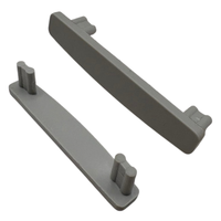 Zaślepka do profilu aluminiowego górnego 60mm – jasnoszara