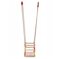 Huśtawka ogrodowa dla dzieci bujak barierka drewniana do ogrodu domu