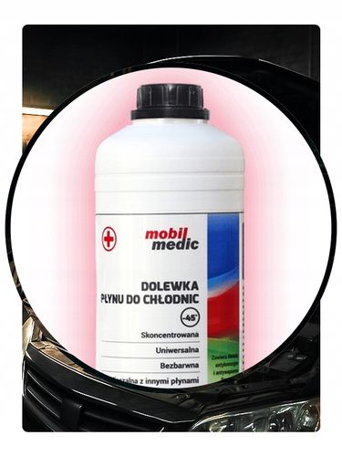 DOLEWKA PŁYNU DO CHŁODNIC MOBIL MEDIC BEZBARWNA UNIWERSALNA 1L na Arena.pl