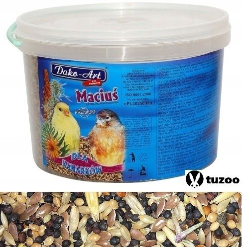 pokarm dla kanarków karma kanarek wiaderko 3 litr #210 na Arena.pl