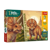 TREFL 16580 Puzzle 100 Triceratops / Rodzina Treflików