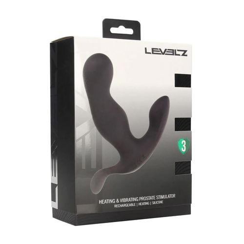 heating and vibrating silicone prostate stimulator - black na Arena.pl