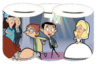 Skarbonka Ceramiczna Jaś Fasola - Mr.Bean