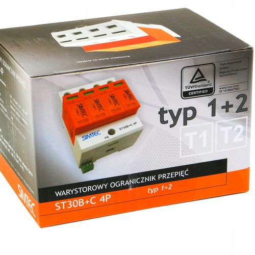 SIMET OGRANICZNIK PRZEPIĘĆ 4P TYP 1+2 30kA SIMTEC na Arena.pl