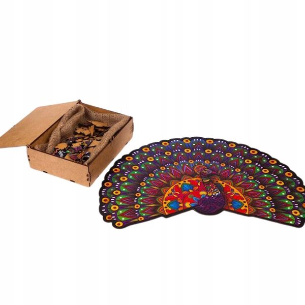 Puzzle Drewniane Eko 152 El. Luksusowy Paw A3 Puza3-00734 zdjęcie 10