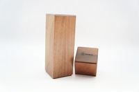 Świecznik duży 15cm / orzech BREKA