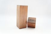 Świecznik duży 15cm / orzech BREKA