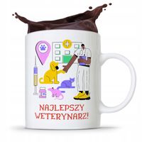 Kubek Dla Weterynarza Najlepszy Weterynarz Prezent Z Nadrukiem Ze Zdjęciem