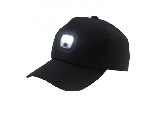 Czapka z daszkiem kaszkiet z oświetleniem latarką led diody ładowanie usb na Arena.pl