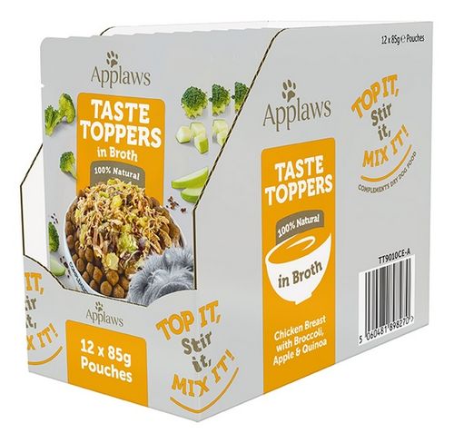 Zdrowa karma dla psa bez sztucznych dodatków Applaws Kurczak i Brokuł 85g na Arena.pl