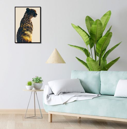 Plakat 39,5x55cm Gepard Duch Sawanny na Arena.pl