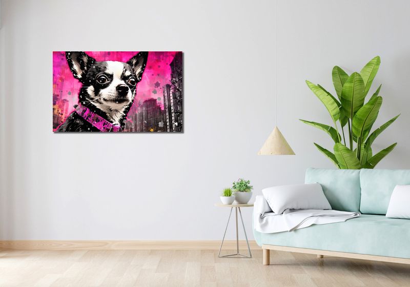 Obraz 100x60cm Mały Psiak o Dużej Duszy zdjęcie 2