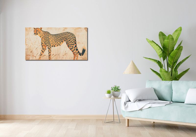 Obraz 100x50cm Gepard w Ruchu zdjęcie 2