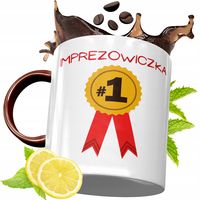 Kubek Bordowy Dla Imprezowicza Na Urodziny Prezent Z Nadrukiem Ze Zdjęciem