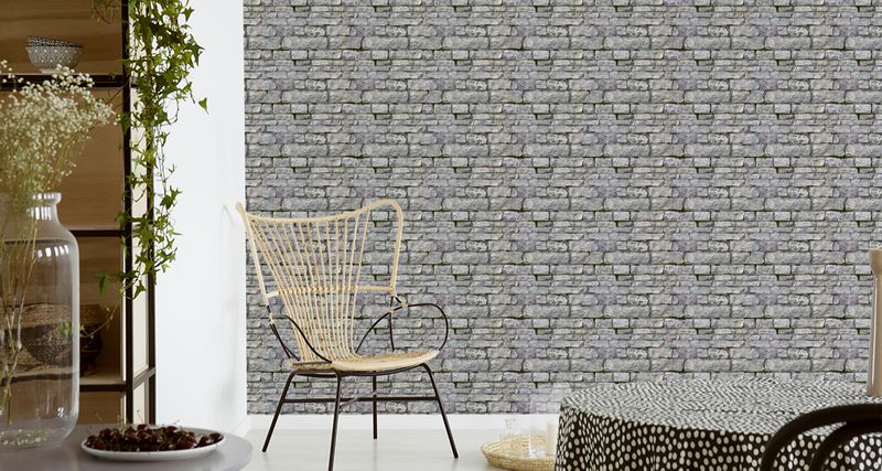 Tapeta Stara Cegła w Odcieniach Szarości zdjęcie 2