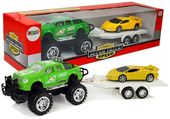 ND24_8326 Zestaw Pojazdow Auto Sportowe Zolte Ter