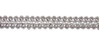 Taśma Metalizowana Twb 9/f  ( 1 mb ) SREBRNA