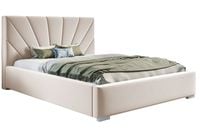 Łóżko tapicerowane LUX9 90x200 ze  Stelażem i pojemnikiem