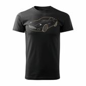 Koszulka motoryzacyjna z Aston Martin Vanquish DB9 męska czarna REGULAR L