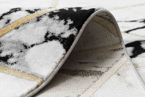 RUG/LU/ESTEMA/MARBLETRIANGLES/BLACK+GOLD/80x150 na Arena.pl