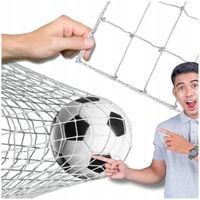 Wzmocniona Super Mocna siatka do metalowej bramki piłkarskiej 213x150x90 cm