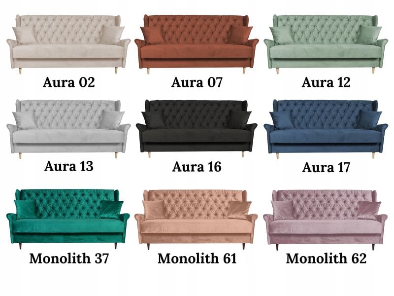 Zestaw mebli wypoczynkowych do salonu sofa 2 fotele CZERWONY Family Meble zdjęcie 3