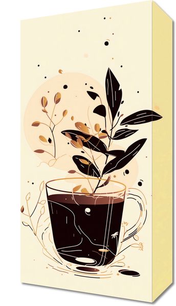 Obraz 20x40cm Jesienna Donica zdjęcie 1