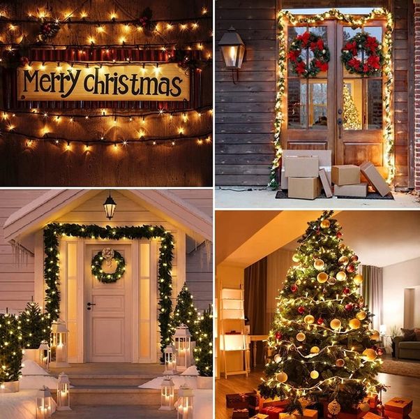 LAMPKI CHOINKOWE 500 LED ZEW/WEW BIAŁE CIEPŁE Oświetlenie Świąteczne zdjęcie 4