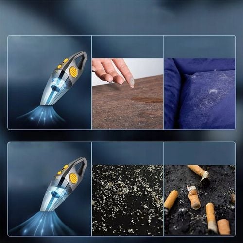 MOCNY ODKURZACZ SAMOCHODOWY RĘCZNY Z FUNKCJĄ PRANIA ZASYSA WODĘ 9.5KPA 120W na Arena.pl