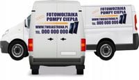 Reklama Naklejka na samochód FOTOWOLTAIKA POMPY