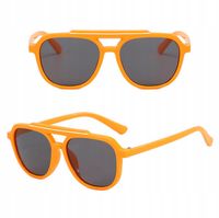 Dziecięce Okulary przeciwsłoneczne Pilotki dla dzieci + ETUI Pomarańczowe
