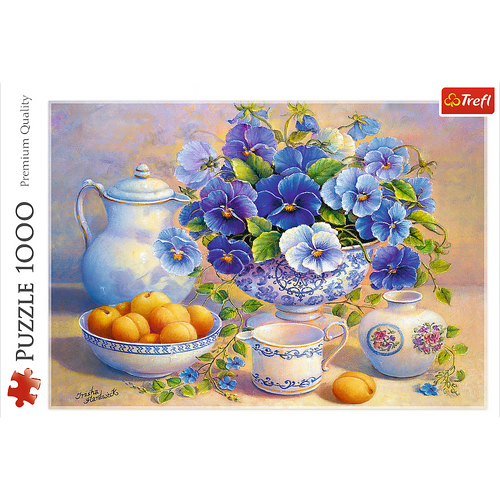 Puzzle 1000 Niebieski bukiet na Arena.pl