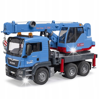 MAN TGS z dźwigiem niebieski Bruder 03771