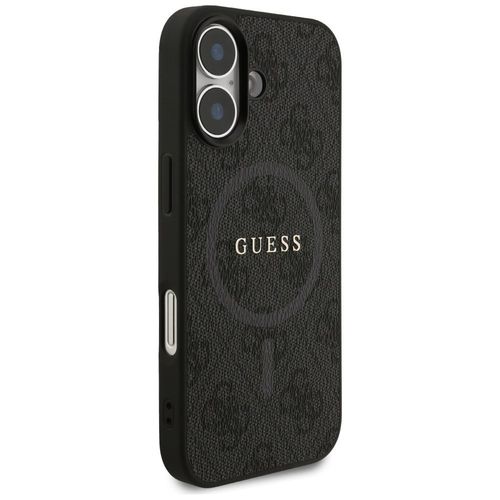 Etui Guess 4G Ring Classic Logo MagSafe do iPhone 17 czarny na Arena.pl
