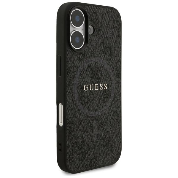 Etui Guess 4G Ring Classic Logo MagSafe do iPhone 17 czarny zdjęcie 4